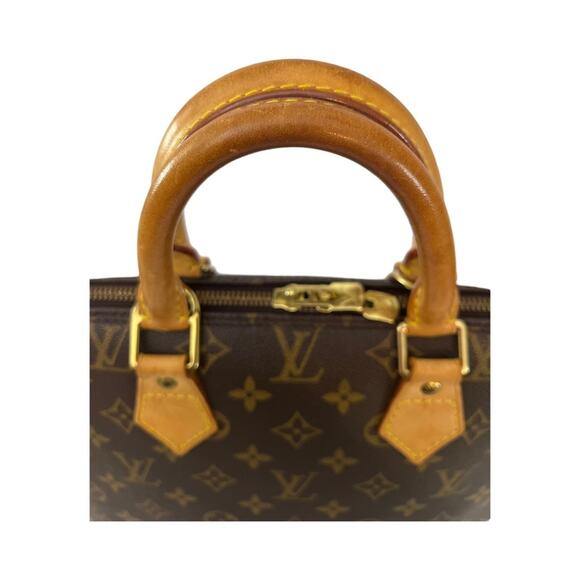 Louis Vuitton Monogram Canvas Alma Satchel With Dustbag Authentic Made in France - Picture 7 of 16